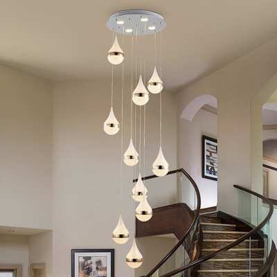 Progetto domestico della villa delle scale di corridoio di Crystal Chandelier Lights For Lobby della decorazione